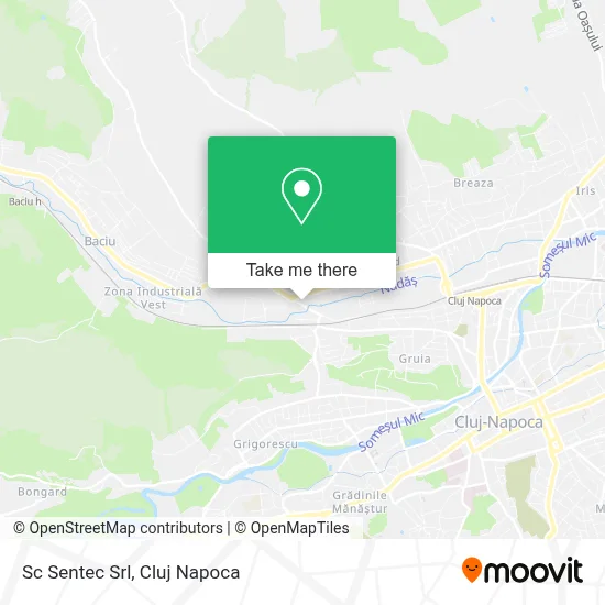 Sc Sentec Srl map
