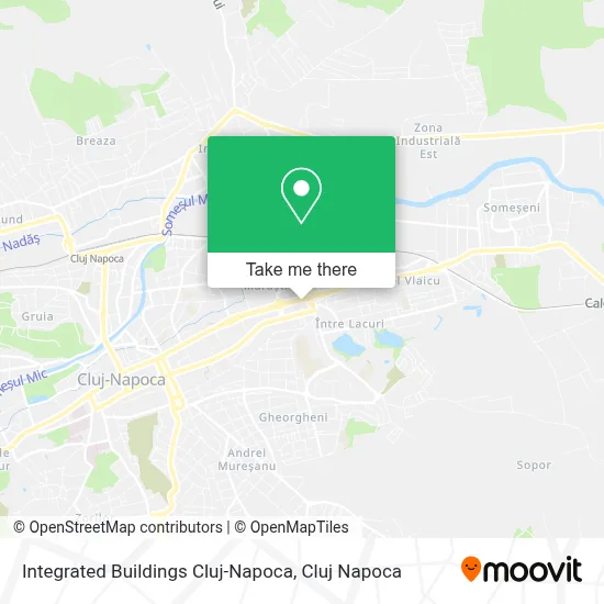Integrated Buildings Cluj-Napoca map