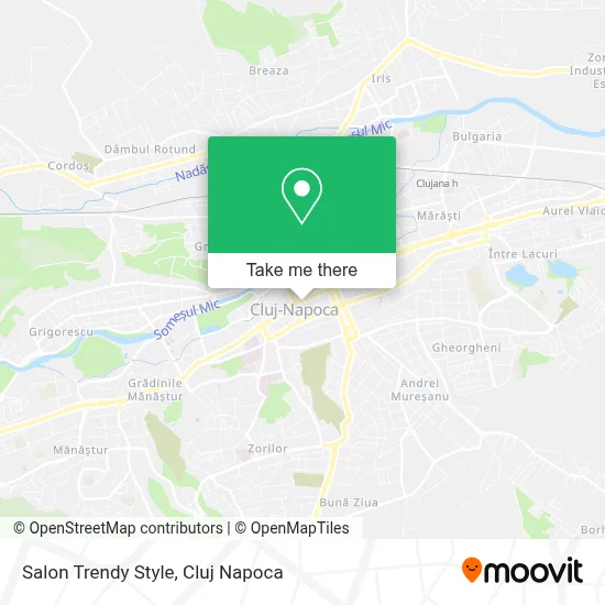 Salon Trendy Style map