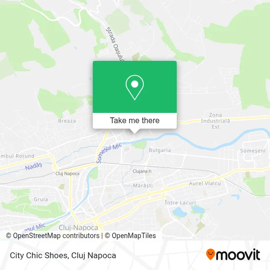 City Chic Shoes map