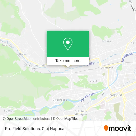 Pro Field Solutions map