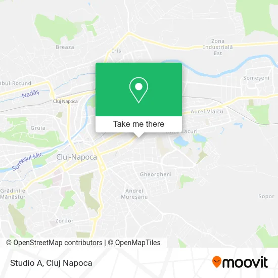 Studio A map