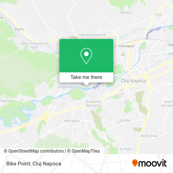 Bike Point map