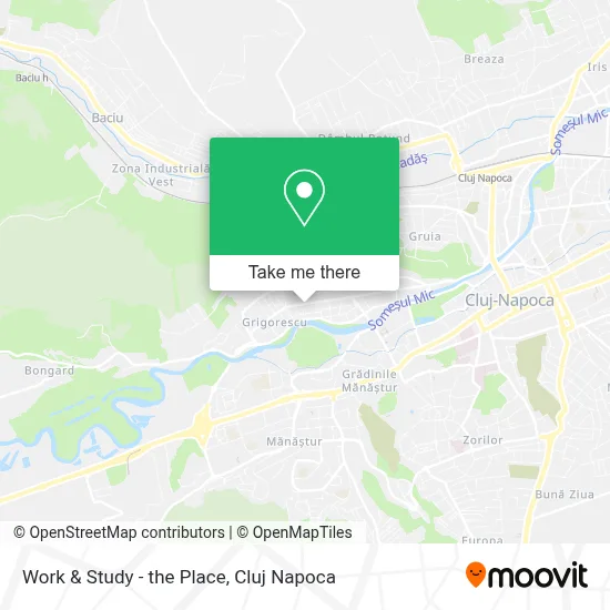 Work & Study - the Place map