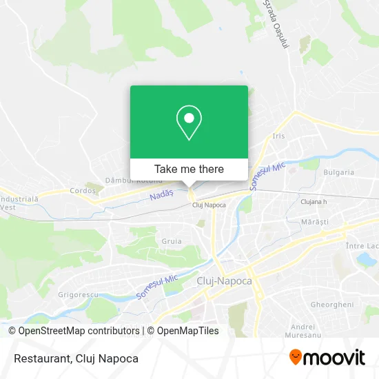 Restaurant map