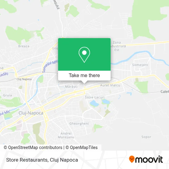 Store Restaurants map