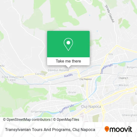 Transylvanian Tours And Programs map