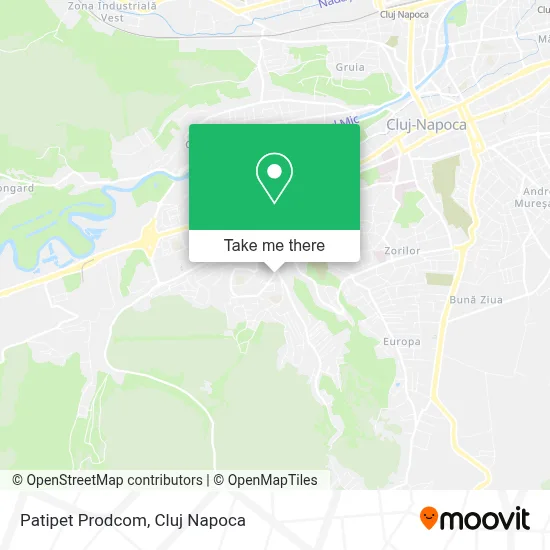 Patipet Prodcom map