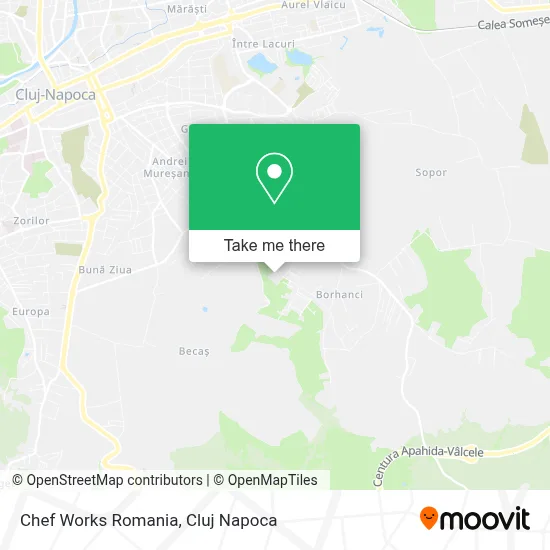 Chef Works Romania map