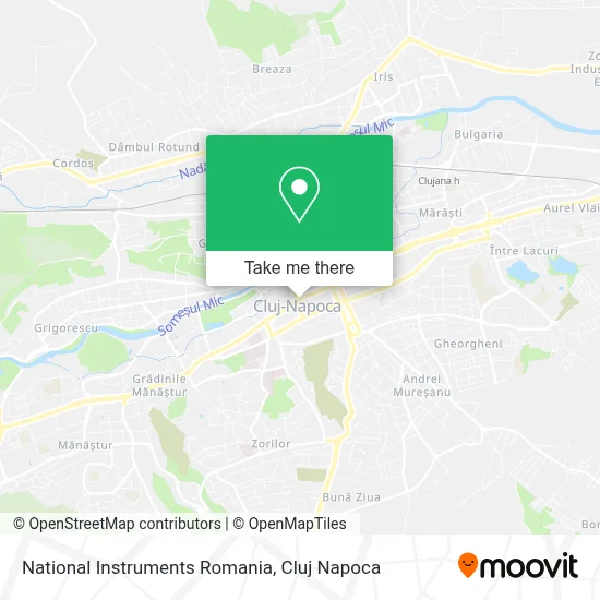 National Instruments Romania map