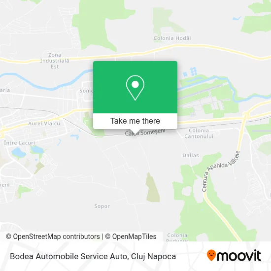 Bodea Automobile Service Auto map