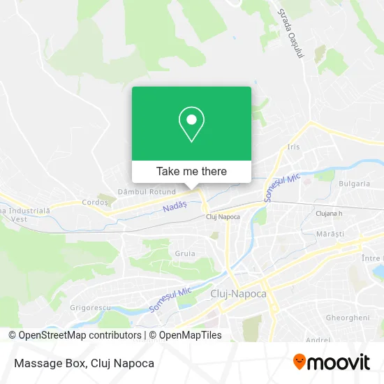 Massage Box map