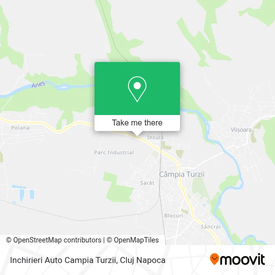 Inchirieri Auto Campia Turzii map