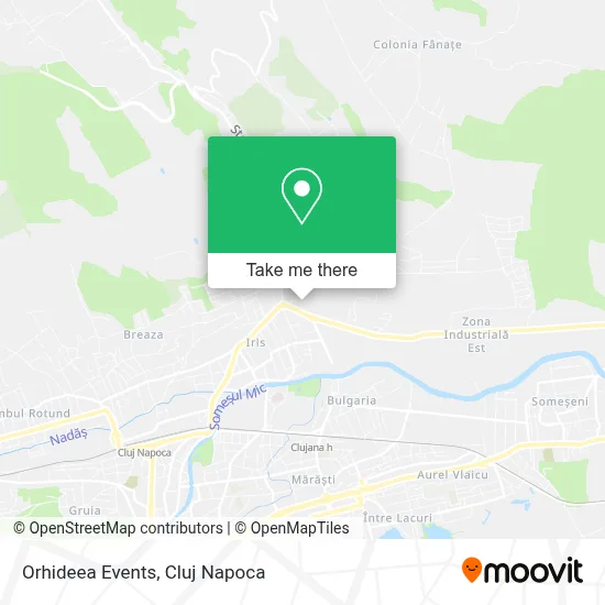 Orhideea Events map