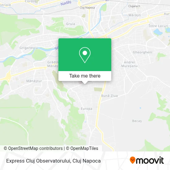 Express Cluj Observatorului map