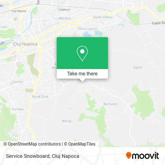Service Snowboard map