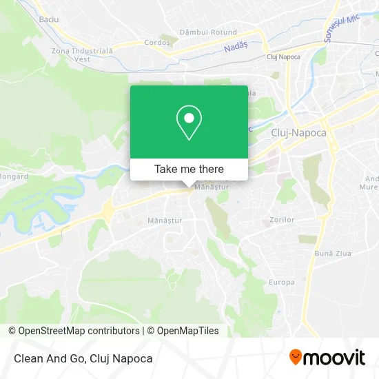 Clean And Go map