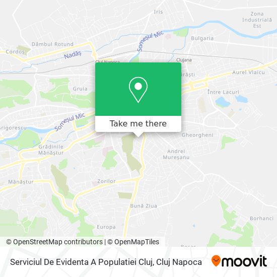 Serviciul De Evidenta A Populatiei Cluj map