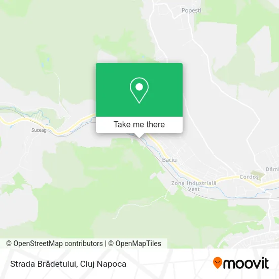 Strada Brădetului map