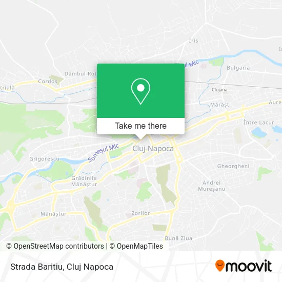 Strada Baritiu map