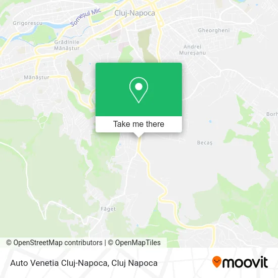 Auto Venetia Cluj-Napoca map