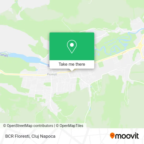 BCR Floresti map