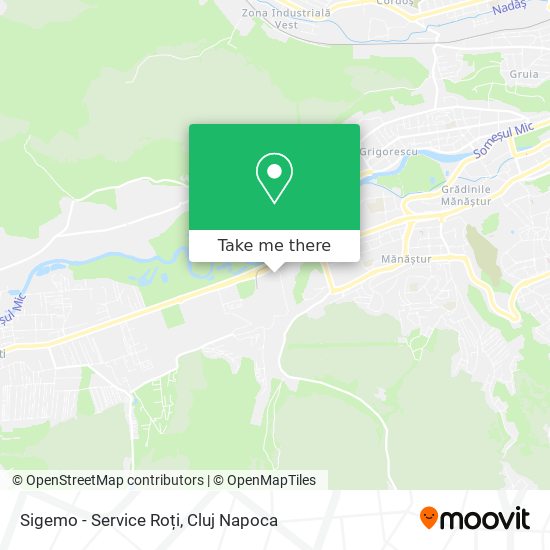 Sigemo - Service Roți map