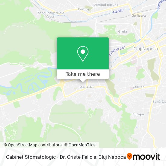 Cabinet Stomatologic - Dr. Criste Felicia map