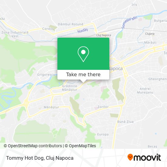 How to get to Tommy Hot Dog Cluj-Napoca by Bus, Trolleybus Train?