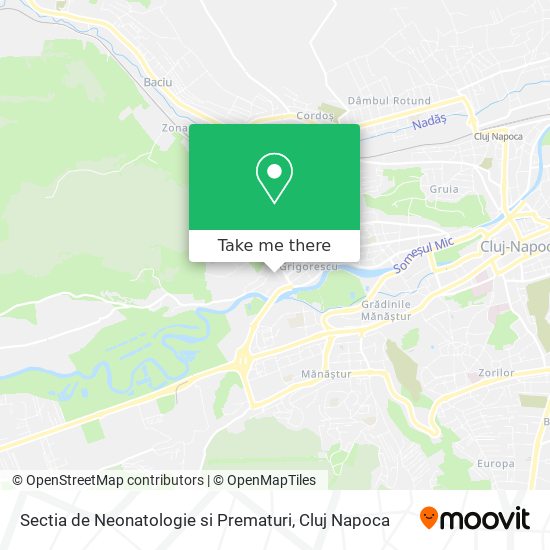 Sectia de Neonatologie si Prematuri map