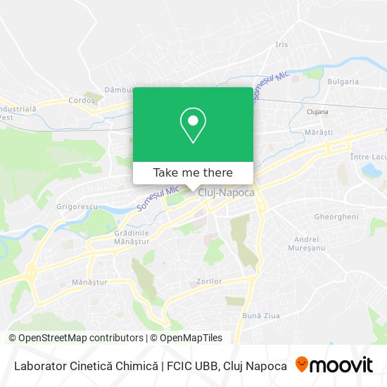 Laborator Cinetică Chimică | FCIC UBB map