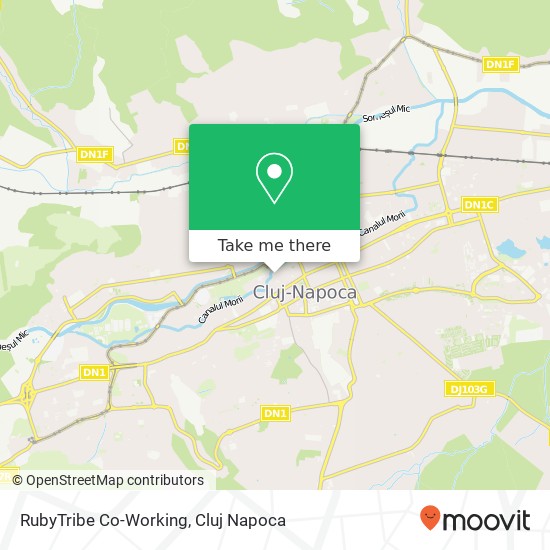 RubyTribe Co-Working map