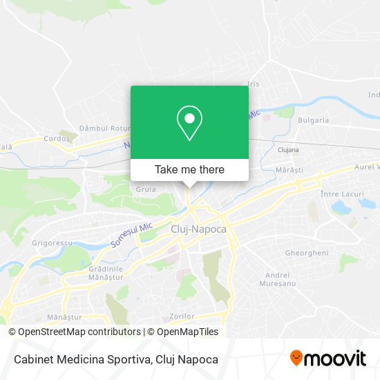 Cabinet Medicina Sportiva map