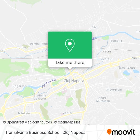 Transilvania Business School map