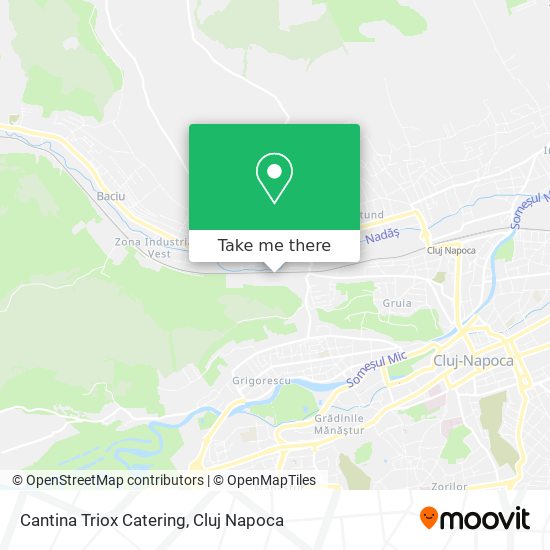 Cantina Triox Catering map