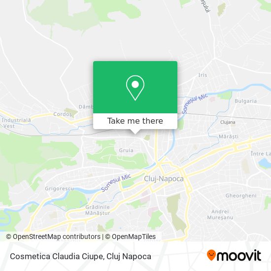 Cosmetica Claudia Ciupe map