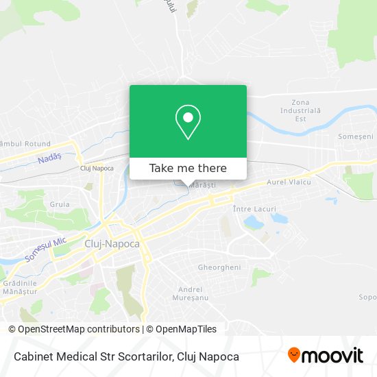 Cabinet Medical Str Scortarilor map