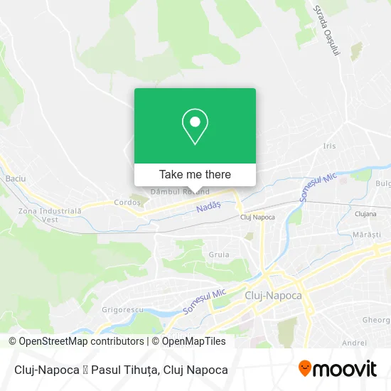 Cluj-Napoca ➡️ Pasul Tihuța map