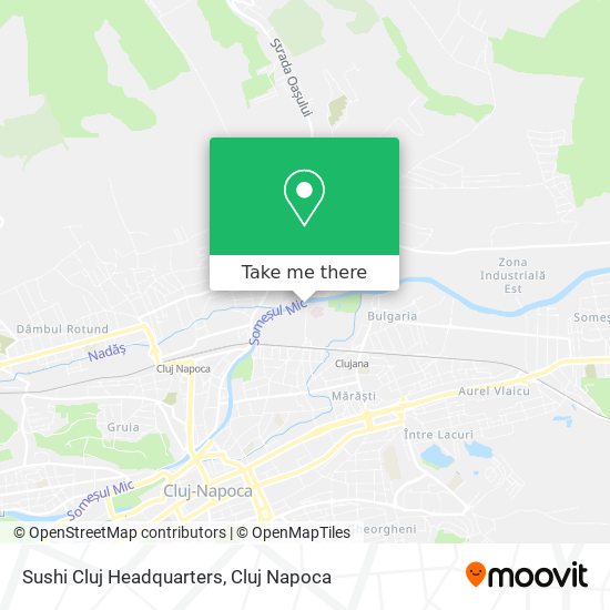Sushi Cluj Headquarters map