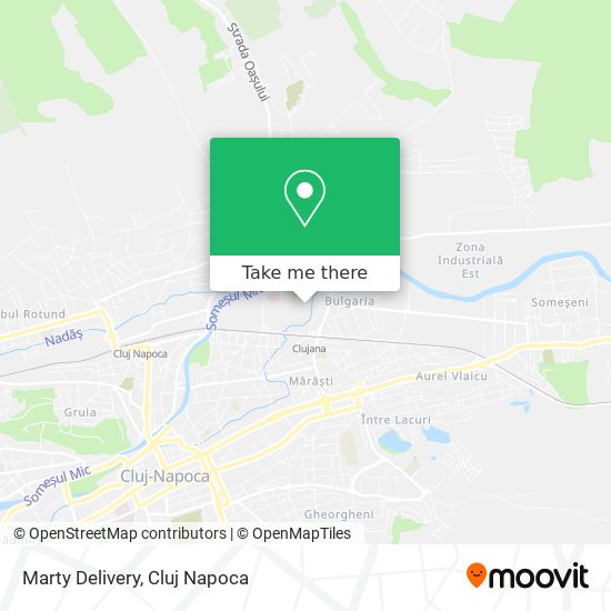 Marty Delivery map