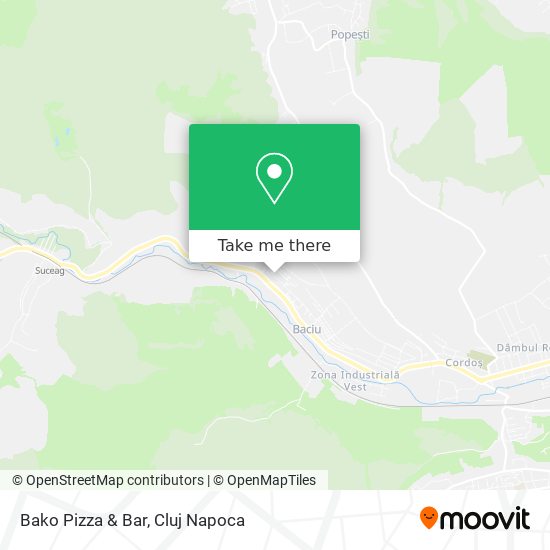 Bako Pizza & Bar map