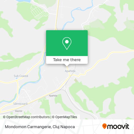 Mondomon Carmangerie map