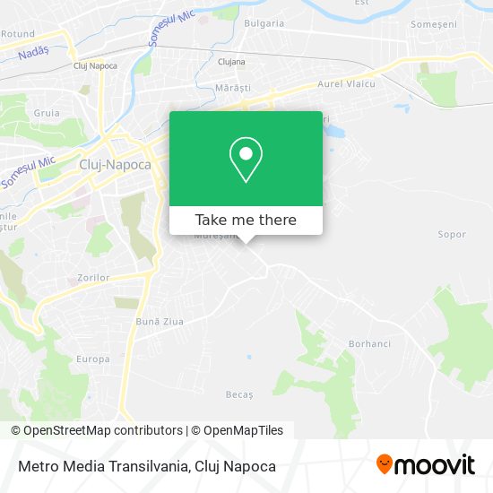 Metro Media Transilvania map