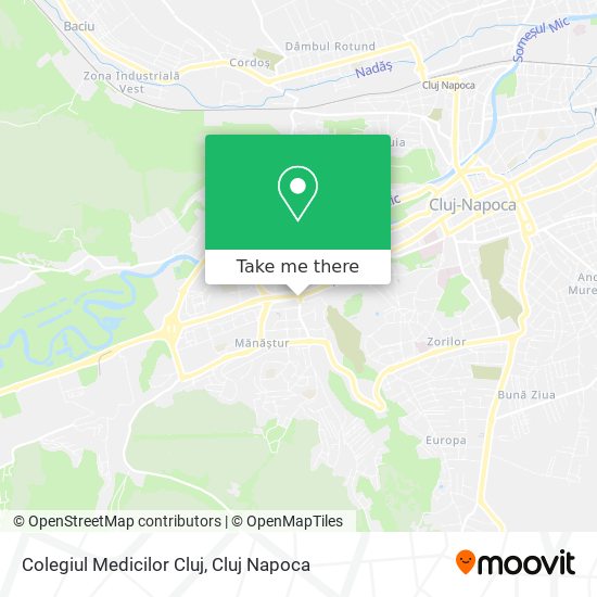 Colegiul Medicilor Cluj map