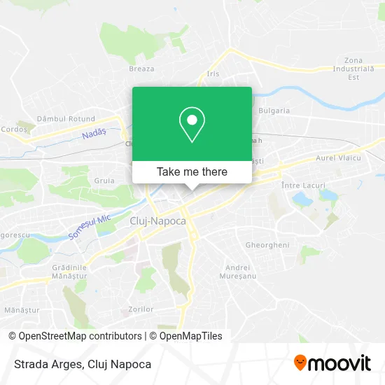Strada Arges map