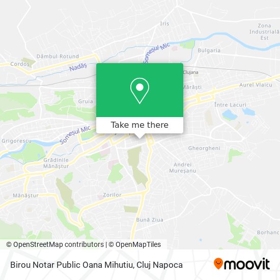 Birou Notar Public Oana Mihutiu map