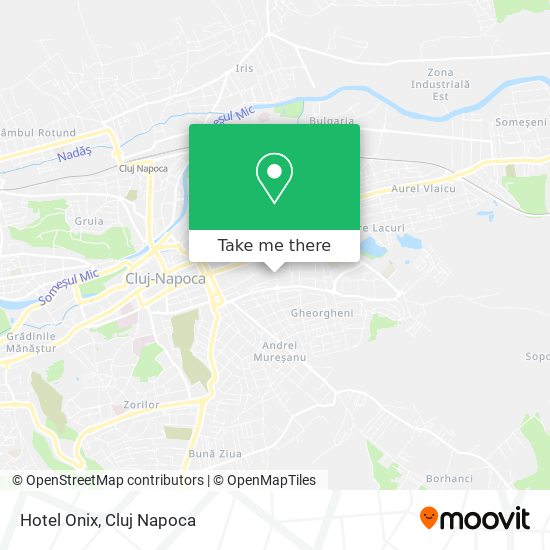 Hotel Onix map