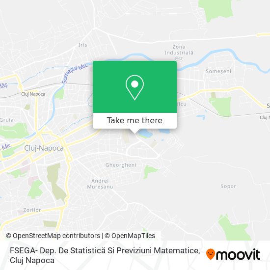 FSEGA- Dep. De Statistică Si Previziuni Matematice map