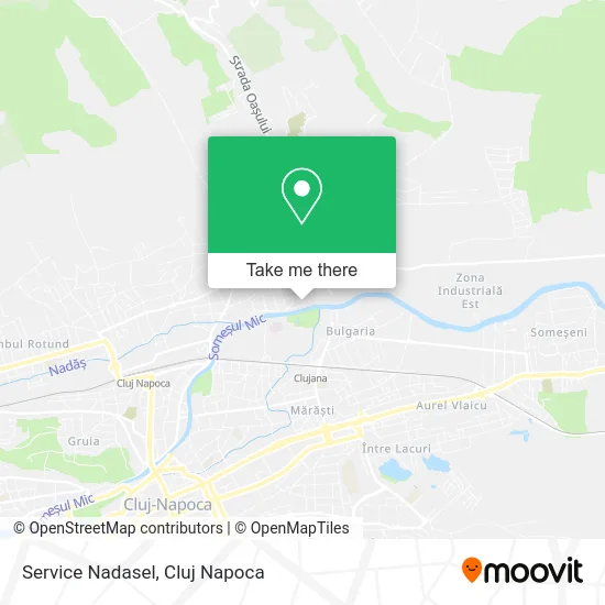 Service Nadasel map