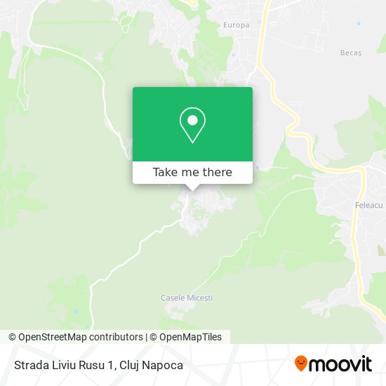 Strada Liviu Rusu 1 map